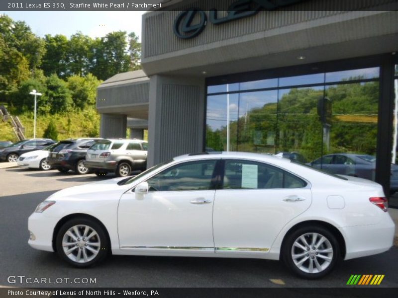 Starfire White Pearl / Parchment 2011 Lexus ES 350