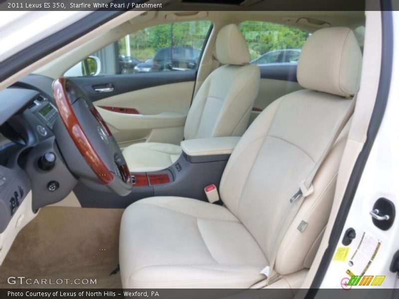 Starfire White Pearl / Parchment 2011 Lexus ES 350