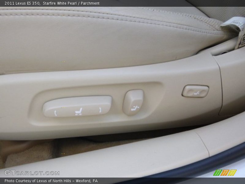 Starfire White Pearl / Parchment 2011 Lexus ES 350