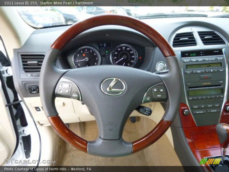 Starfire White Pearl / Parchment 2011 Lexus ES 350