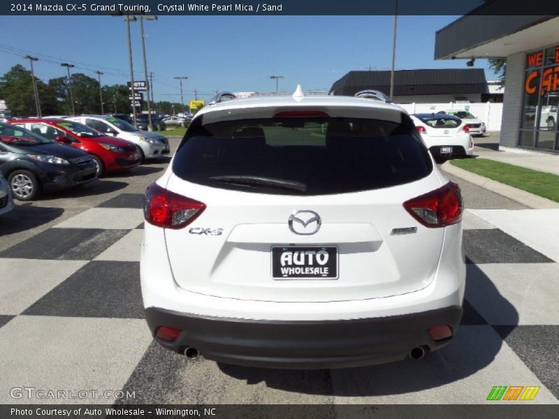 Crystal White Pearl Mica / Sand 2014 Mazda CX-5 Grand Touring
