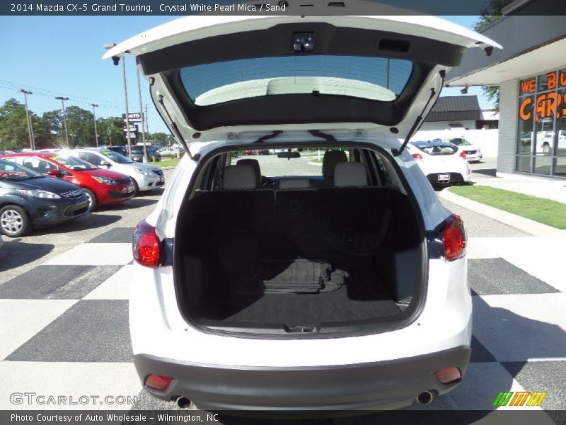 Crystal White Pearl Mica / Sand 2014 Mazda CX-5 Grand Touring