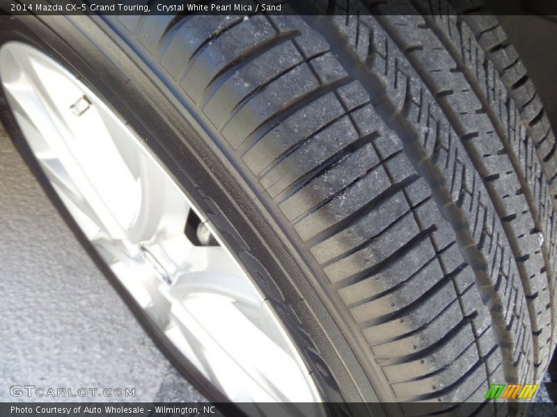 Crystal White Pearl Mica / Sand 2014 Mazda CX-5 Grand Touring