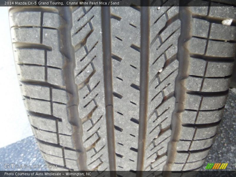 Crystal White Pearl Mica / Sand 2014 Mazda CX-5 Grand Touring