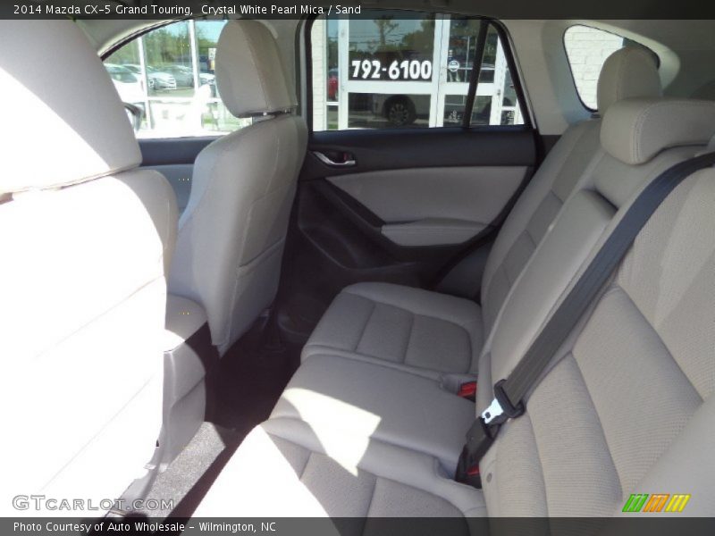Crystal White Pearl Mica / Sand 2014 Mazda CX-5 Grand Touring