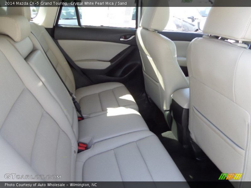Crystal White Pearl Mica / Sand 2014 Mazda CX-5 Grand Touring