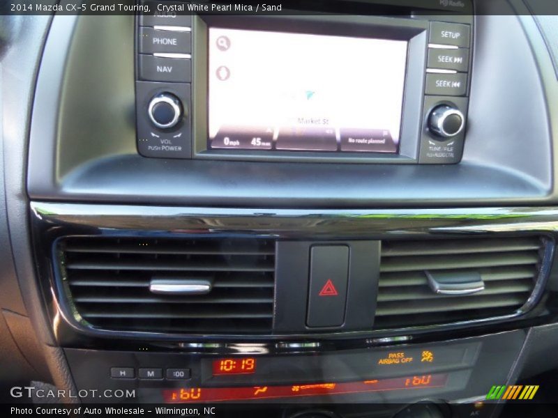 Crystal White Pearl Mica / Sand 2014 Mazda CX-5 Grand Touring