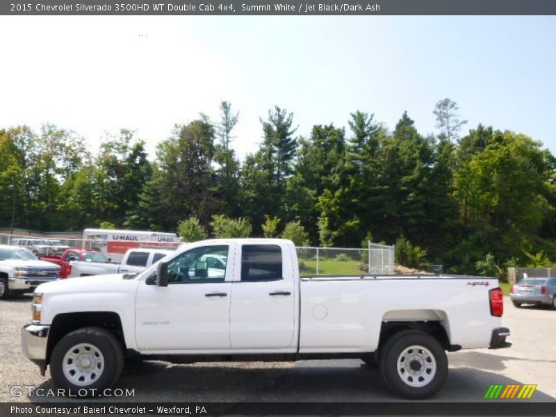 Summit White / Jet Black/Dark Ash 2015 Chevrolet Silverado 3500HD WT Double Cab 4x4