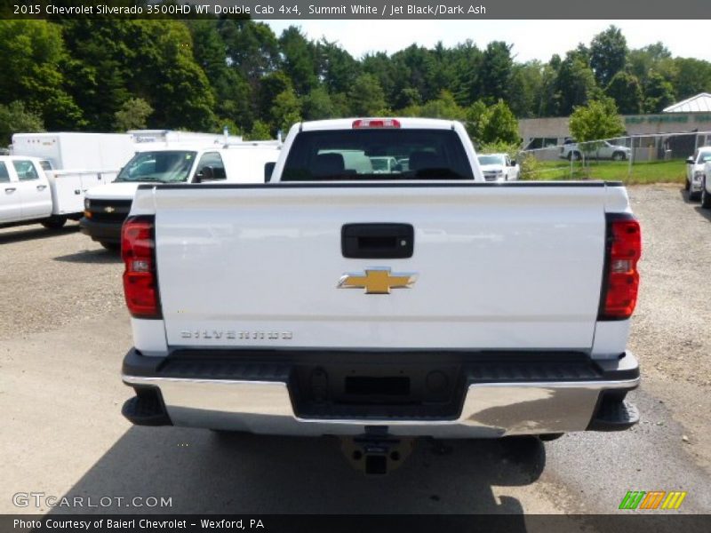 Summit White / Jet Black/Dark Ash 2015 Chevrolet Silverado 3500HD WT Double Cab 4x4