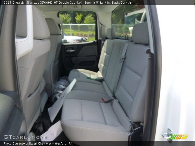 Summit White / Jet Black/Dark Ash 2015 Chevrolet Silverado 3500HD WT Double Cab 4x4