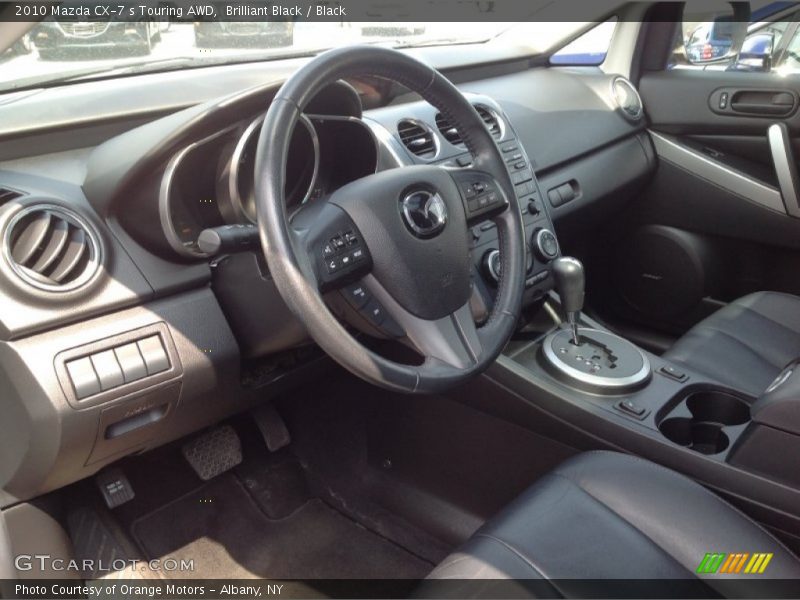 Brilliant Black / Black 2010 Mazda CX-7 s Touring AWD