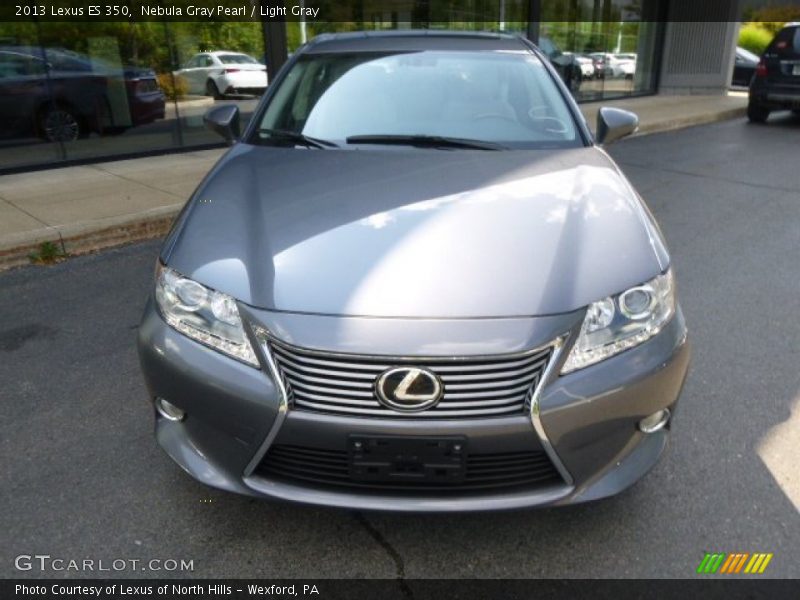 Nebula Gray Pearl / Light Gray 2013 Lexus ES 350