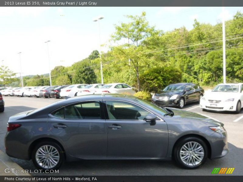 Nebula Gray Pearl / Light Gray 2013 Lexus ES 350