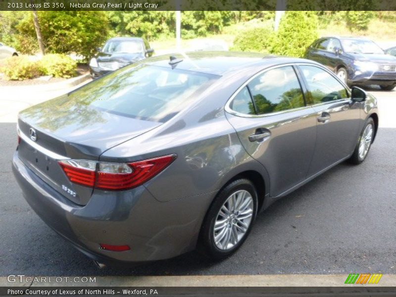 Nebula Gray Pearl / Light Gray 2013 Lexus ES 350