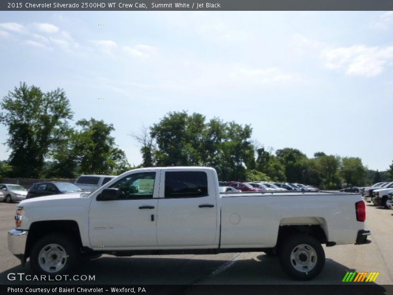 Summit White / Jet Black 2015 Chevrolet Silverado 2500HD WT Crew Cab