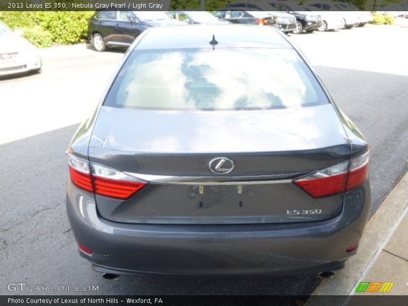 Nebula Gray Pearl / Light Gray 2013 Lexus ES 350