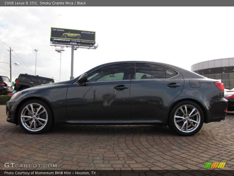 Smoky Granite Mica / Black 2008 Lexus IS 350