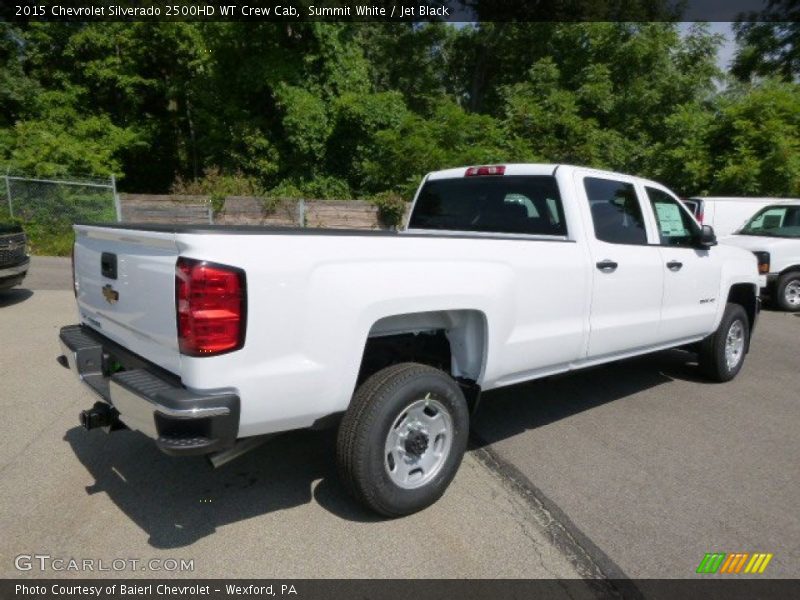 Summit White / Jet Black 2015 Chevrolet Silverado 2500HD WT Crew Cab