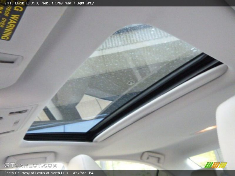 Nebula Gray Pearl / Light Gray 2013 Lexus ES 350