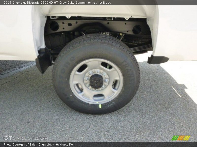 Summit White / Jet Black 2015 Chevrolet Silverado 2500HD WT Crew Cab