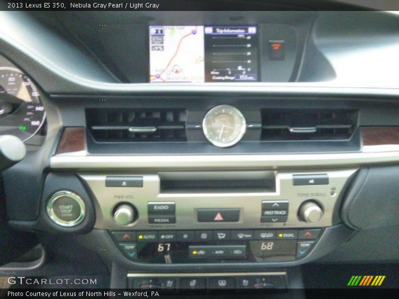 Nebula Gray Pearl / Light Gray 2013 Lexus ES 350