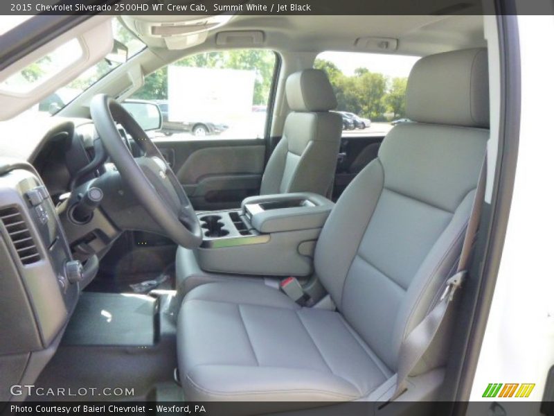 Summit White / Jet Black 2015 Chevrolet Silverado 2500HD WT Crew Cab