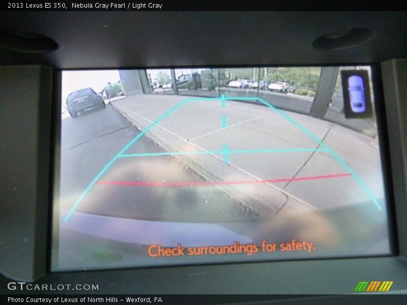 Nebula Gray Pearl / Light Gray 2013 Lexus ES 350