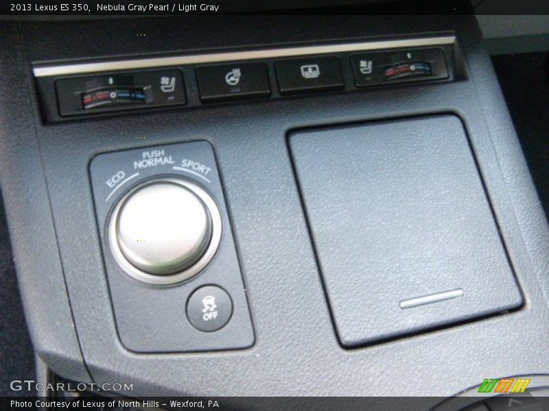 Nebula Gray Pearl / Light Gray 2013 Lexus ES 350