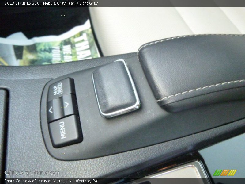 Nebula Gray Pearl / Light Gray 2013 Lexus ES 350