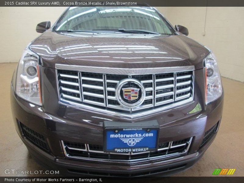 Cocoa Bronze Metallic / Shale/Brownstone 2015 Cadillac SRX Luxury AWD
