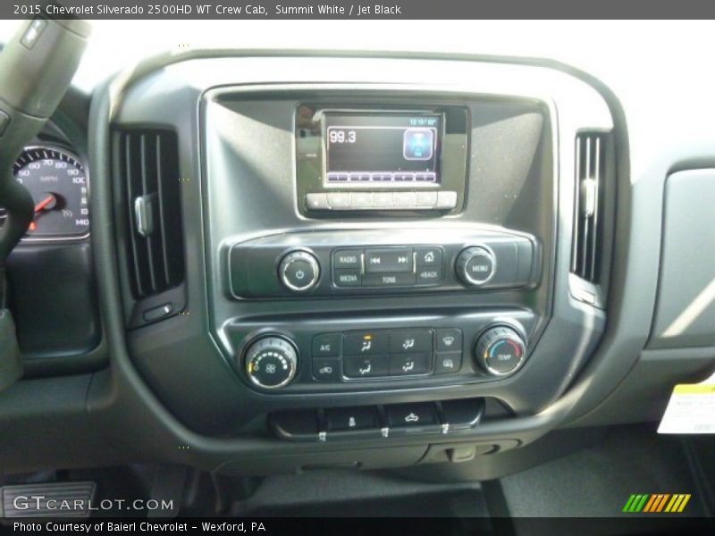 Summit White / Jet Black 2015 Chevrolet Silverado 2500HD WT Crew Cab