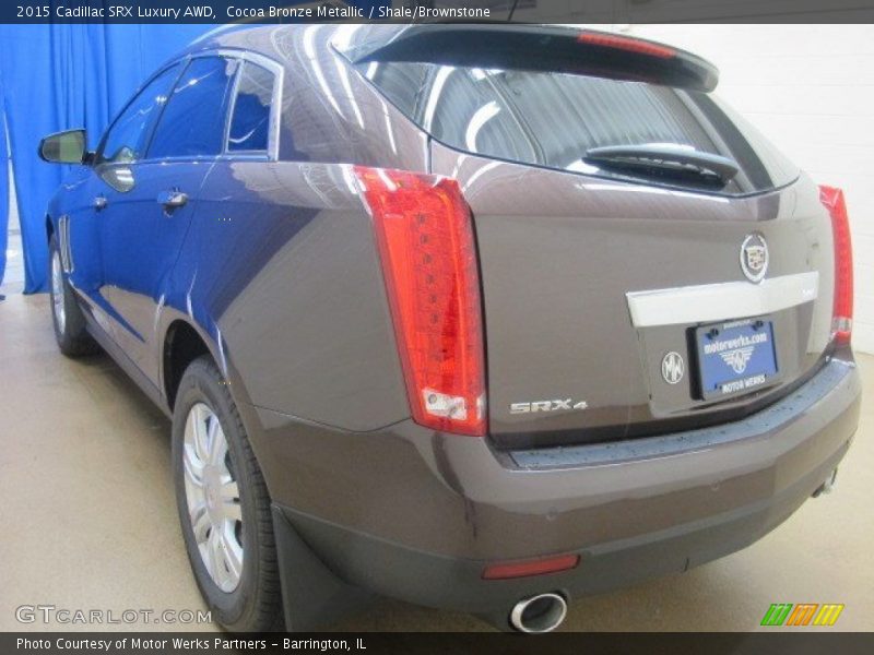Cocoa Bronze Metallic / Shale/Brownstone 2015 Cadillac SRX Luxury AWD