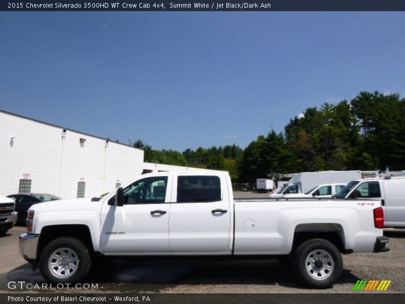 Summit White / Jet Black/Dark Ash 2015 Chevrolet Silverado 3500HD WT Crew Cab 4x4