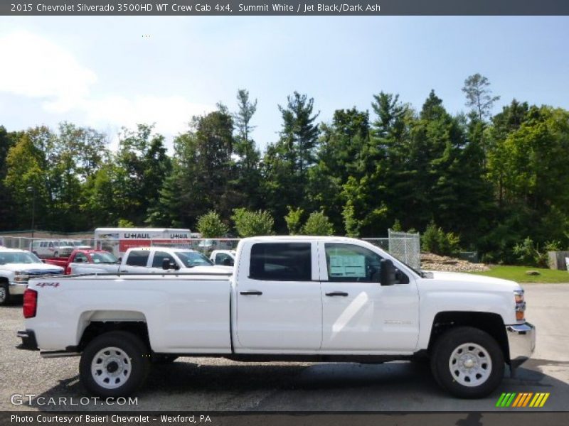 Summit White / Jet Black/Dark Ash 2015 Chevrolet Silverado 3500HD WT Crew Cab 4x4
