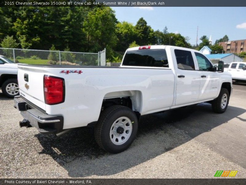Summit White / Jet Black/Dark Ash 2015 Chevrolet Silverado 3500HD WT Crew Cab 4x4
