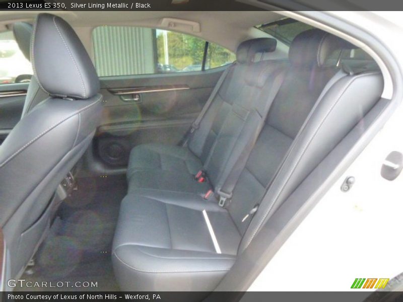 Silver Lining Metallic / Black 2013 Lexus ES 350