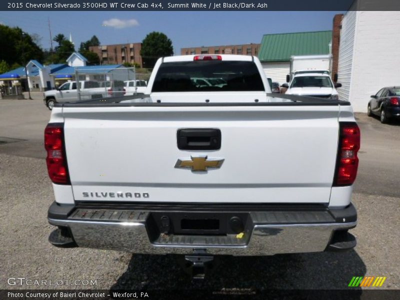 Summit White / Jet Black/Dark Ash 2015 Chevrolet Silverado 3500HD WT Crew Cab 4x4