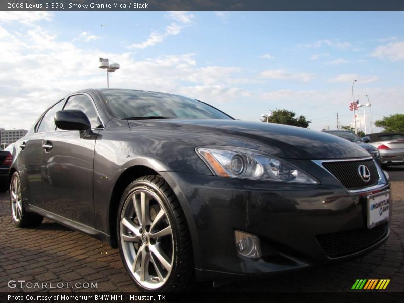 Smoky Granite Mica / Black 2008 Lexus IS 350