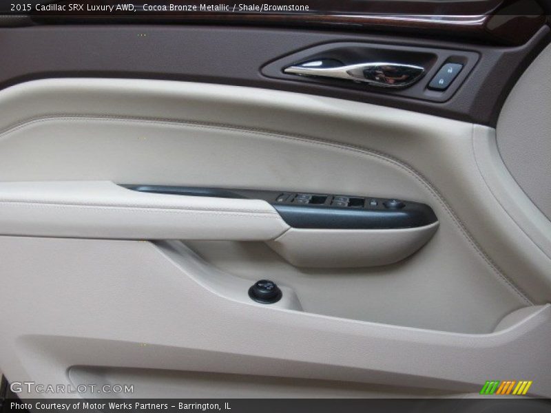 Cocoa Bronze Metallic / Shale/Brownstone 2015 Cadillac SRX Luxury AWD