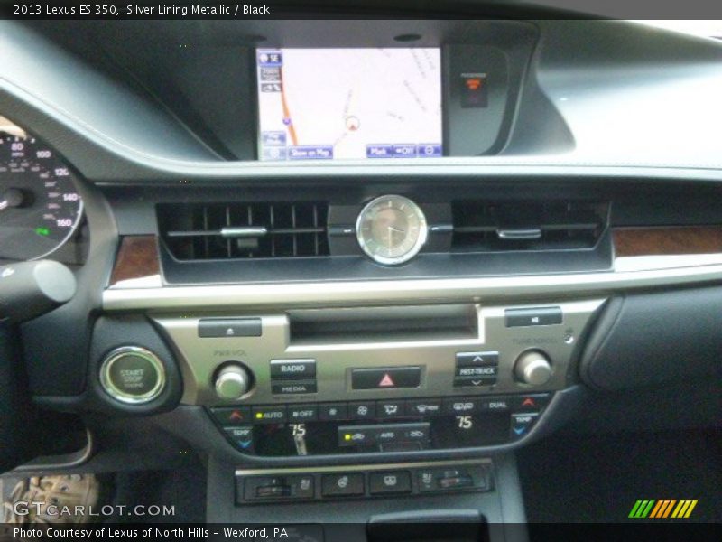 Silver Lining Metallic / Black 2013 Lexus ES 350
