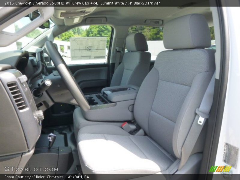 Summit White / Jet Black/Dark Ash 2015 Chevrolet Silverado 3500HD WT Crew Cab 4x4