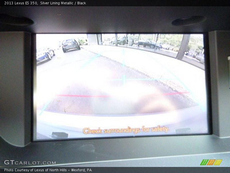 Silver Lining Metallic / Black 2013 Lexus ES 350