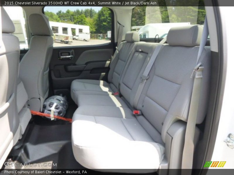 Summit White / Jet Black/Dark Ash 2015 Chevrolet Silverado 3500HD WT Crew Cab 4x4