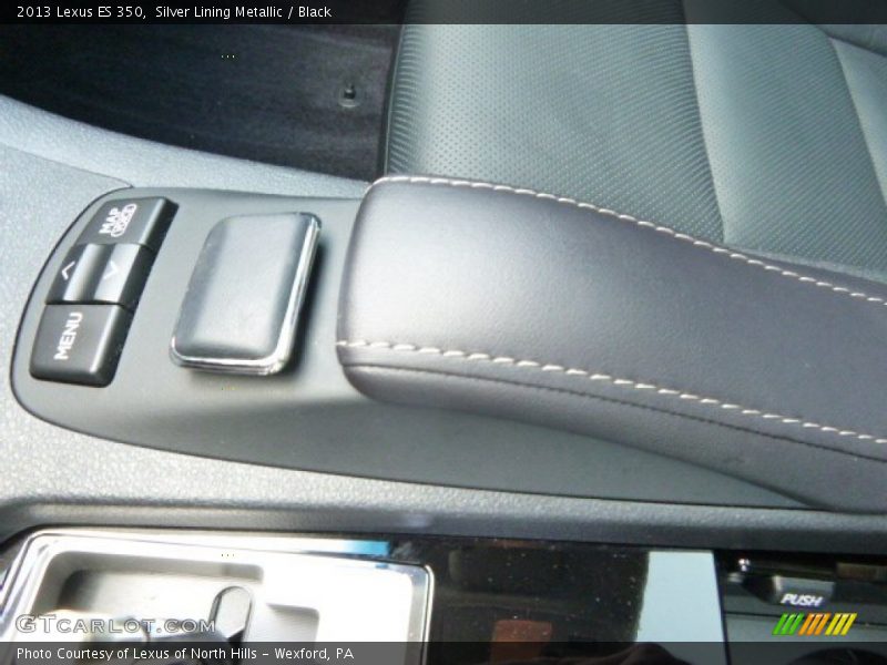 Silver Lining Metallic / Black 2013 Lexus ES 350