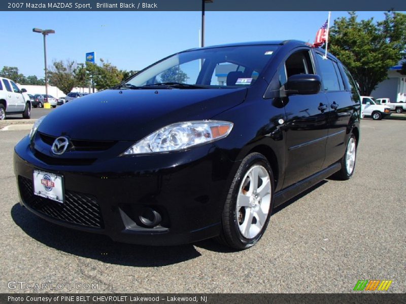 Brilliant Black / Black 2007 Mazda MAZDA5 Sport