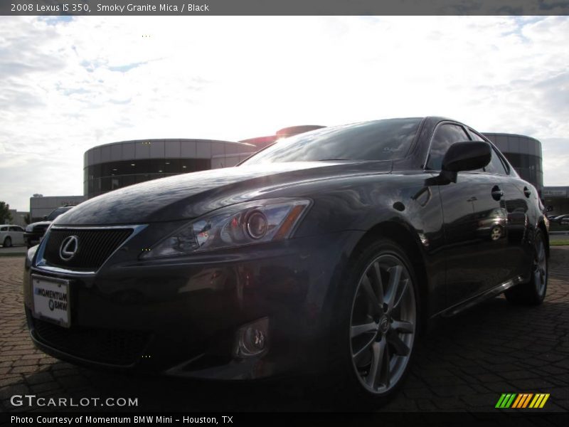 Smoky Granite Mica / Black 2008 Lexus IS 350