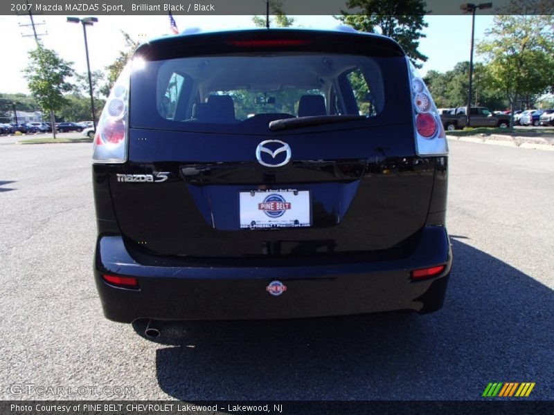 Brilliant Black / Black 2007 Mazda MAZDA5 Sport