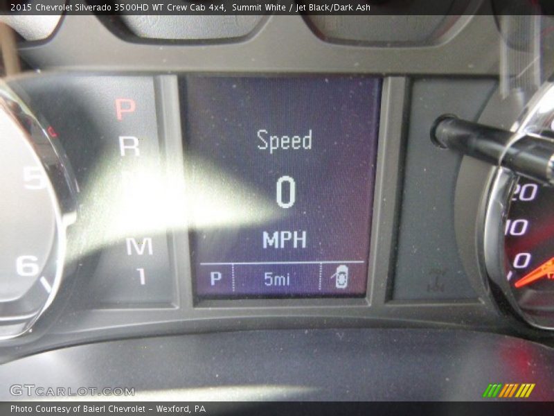 Summit White / Jet Black/Dark Ash 2015 Chevrolet Silverado 3500HD WT Crew Cab 4x4
