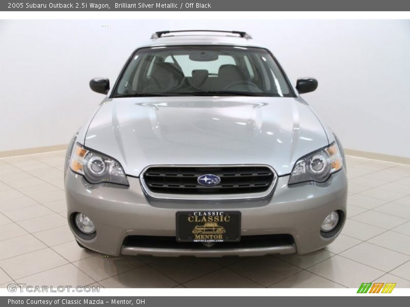 Brilliant Silver Metallic / Off Black 2005 Subaru Outback 2.5i Wagon