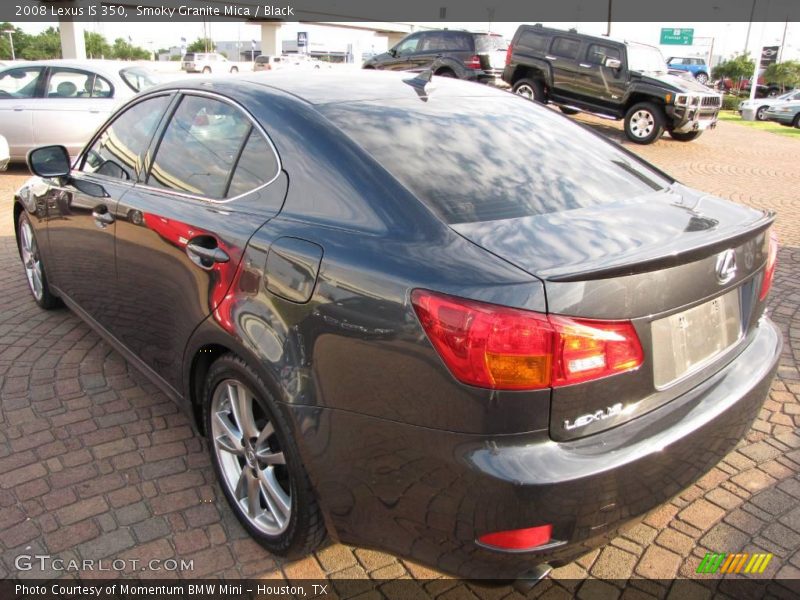 Smoky Granite Mica / Black 2008 Lexus IS 350
